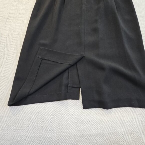 Debra Michaels Collection Dress Women's Size 14 Black Short Sleeve Embroidery - Picture 11 of 16